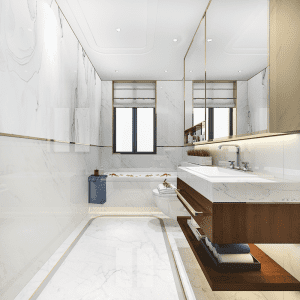 arredamento bagno lungo e stretto