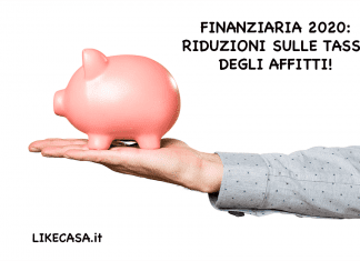 affitti riuzione tasse contratti locazione