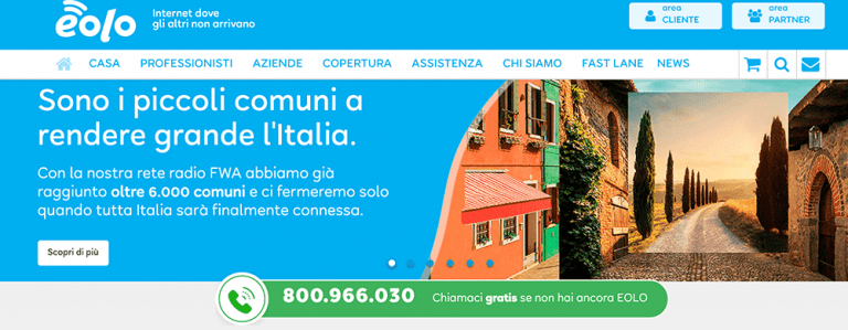 Eolo: Offerte, Costi, Verifica delle Copertura, Assistenza Clienti, Speed Test e Opinioni!
