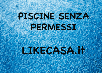 piscina senza permesso