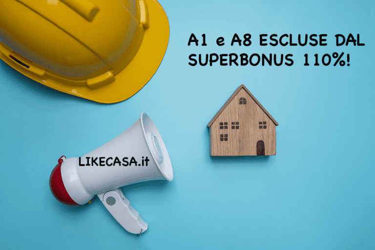 A1 e A8 Escluse dal Superbonus 110%: Niente da Fare per Abitazioni Signorili e Ville!