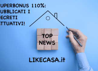 superbonus 110 pubblicati i decreti attuativi in gazzetta