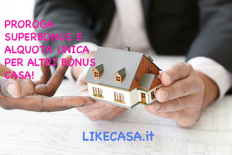 Proroga&nbsp;Superbonus e Aliquota Unica per Gli Altri Bonus Casa:  Principali Novit&agrave; Fiscali del Recovery Plan!
