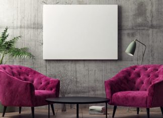 pitture moderne soggiorno