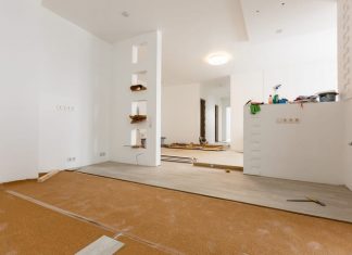 parete attrezzata in cartongesso