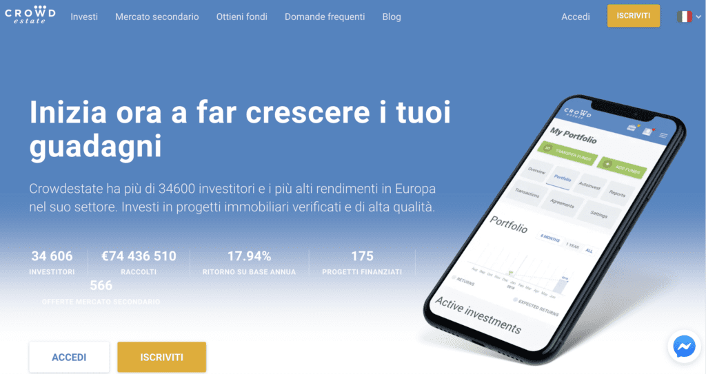 Crowdestate immobiliare