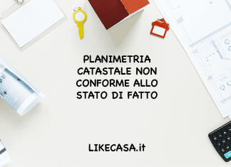 Planimetria Catastale Non Conforme allo Stato di Fatto: aggiornamento planimetria catastale