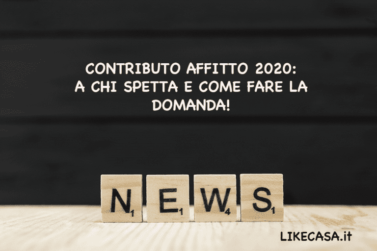Contributo Affitto 2020: A chi Spetta Il BONUS AFFITTO!