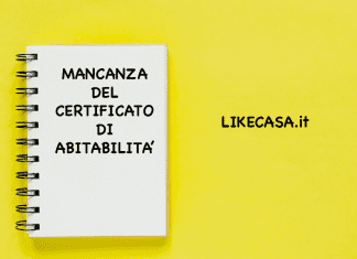 Mancanza Certificato Abitabilità casa