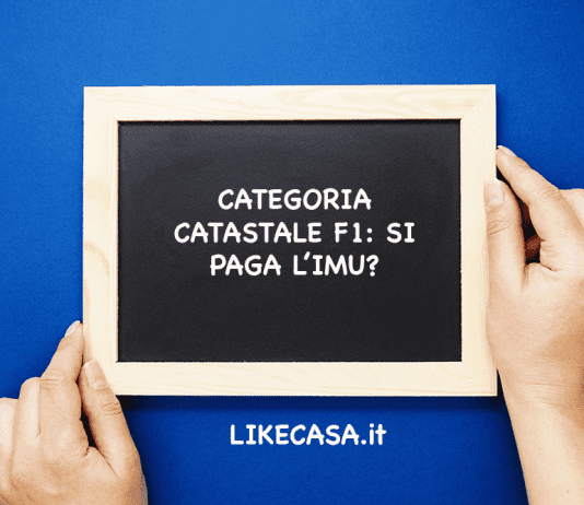 categoria catastale f1 imu