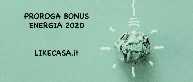Proroga Bonus Energia di 60 Giorni! La Richiesta pu&ograve; Essere Rinnovata entro il 31 Maggio!
