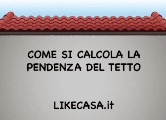 calcolo pendenza tetto