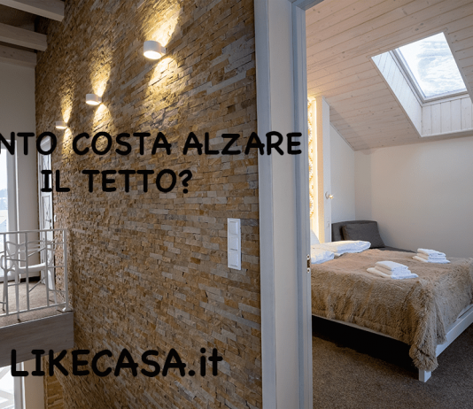 quanto costa alzare il tetto di una casa