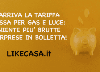 Tariffa fissa per luce e gas