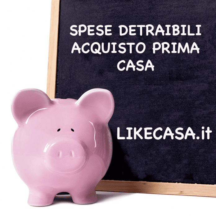 acquisto prima casa spese detraibili