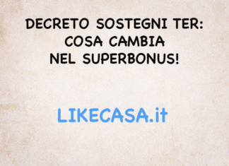 Decreto Sostegni Ter: Cosa Cambia nel Superbonus 110%! decreto-sostegni-ter-superbonus
